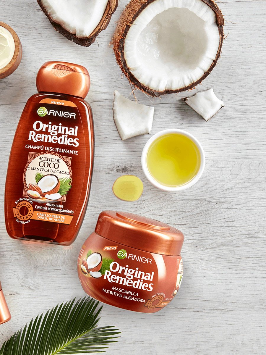 Mascarilla Coco y Cacao para pelo rebelde y difícil de alisar